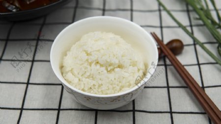 美味食物系列之一碗白米饭