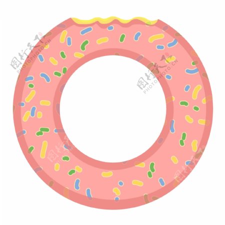 夏季粉色小清新甜甜圈游泳圈游泳圈