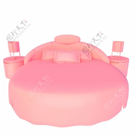 粉色少女风床