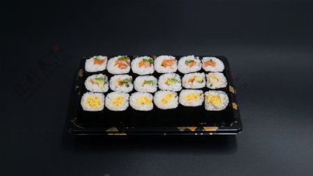 日式料理系列之紫菜包饭寿司卷3