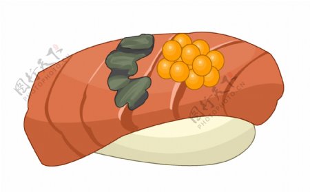 美味的寿司装饰插画