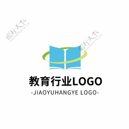 简约大气创意教育行业logo标志设计