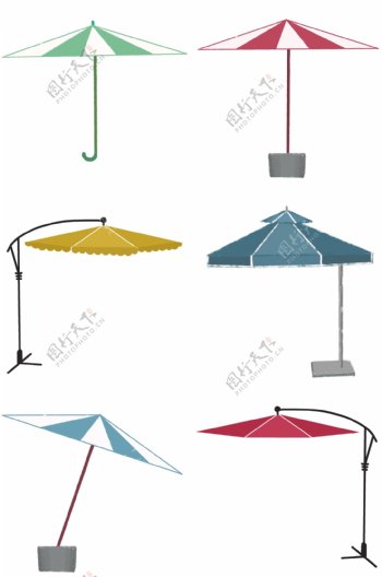 夏日遮阳伞