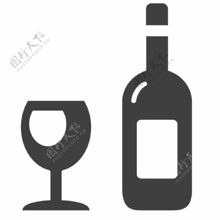 酒瓶图标设计