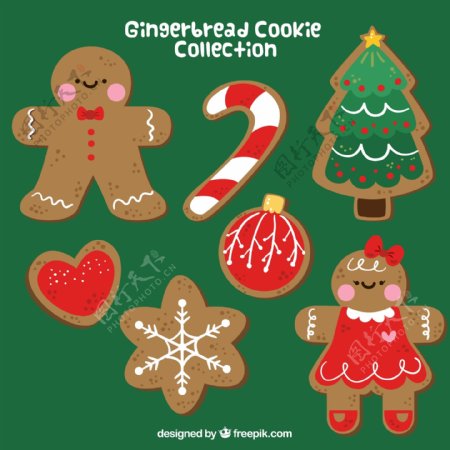 7款可爱圣诞元素饼干