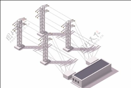 电线塔高压线
