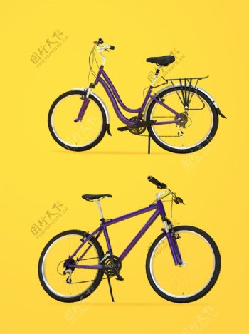 自行车C4D图案