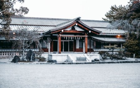日本名古屋热田神宫内建筑