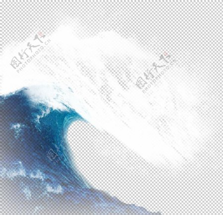海浪波浪卷素材图案
