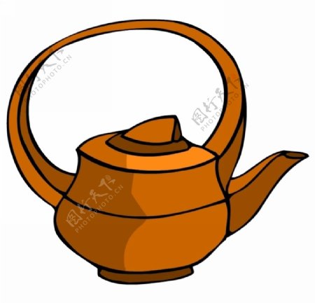 卡通茶壶