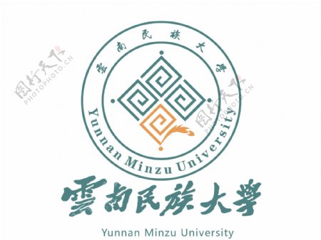 云南民族大学logo