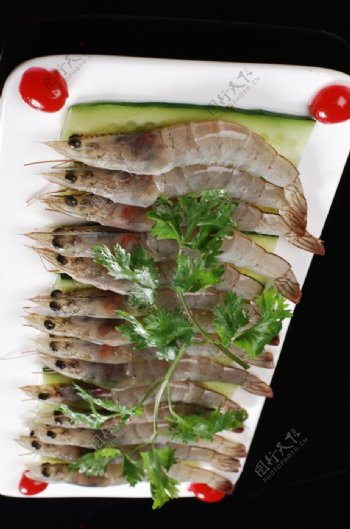 竹节虾高清美食摄影