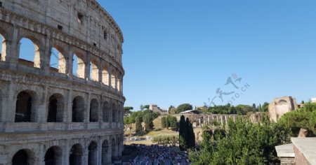 罗马斗兽场景观