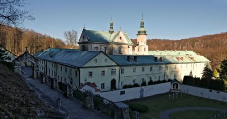 修道院教堂房屋建设波兰