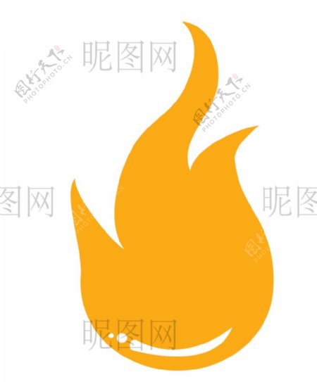 火焰火苗UI标识标志LOGO