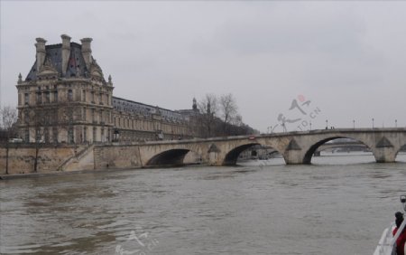 法国巴黎塞纳河风景