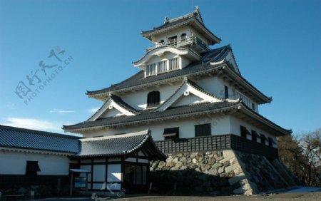 日式古建城楼