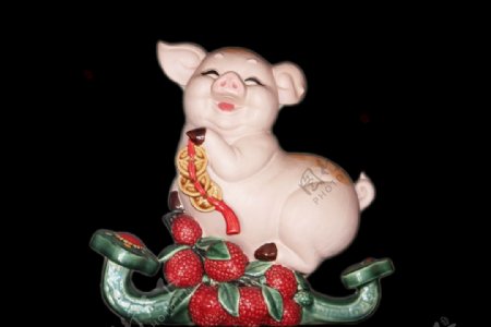 石湾陶瓷猪