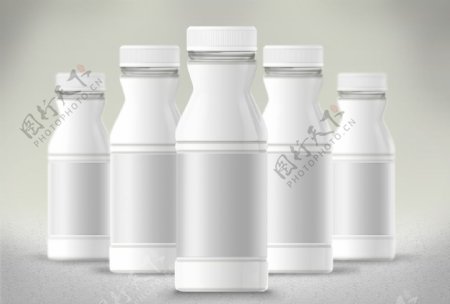 包装样机塑料瓶白色