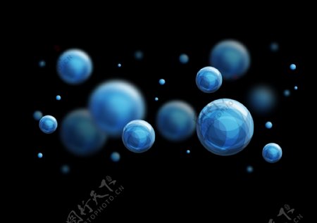 星球蓝色细胞科技医药素材