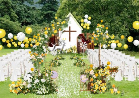 基督教草坪婚礼