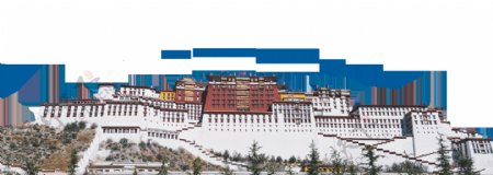 西藏布达拉宫建筑海报素材