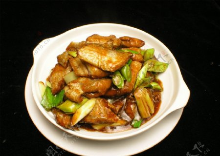 青菜煎带鱼