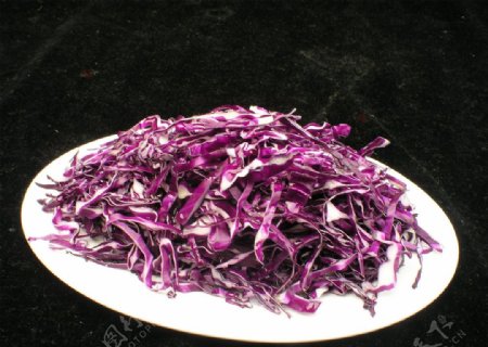 糖醋紫白菜
