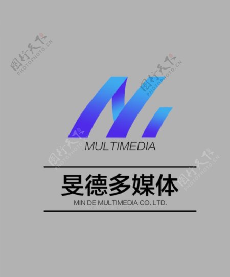 旻德多媒体logo