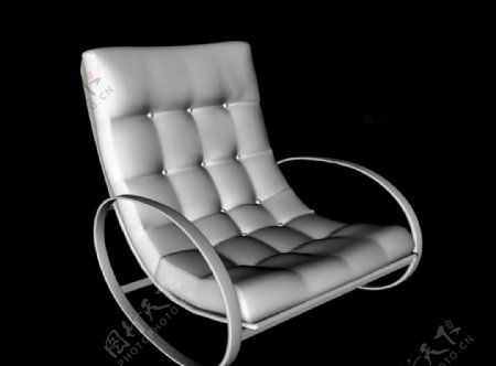 C4D扶手椅模型图片