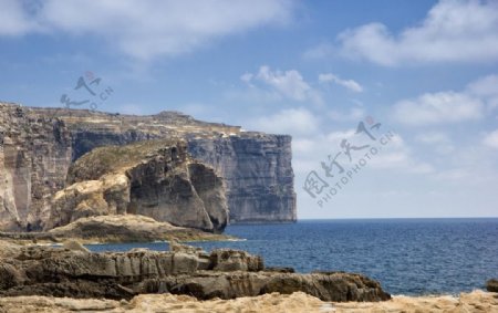 海岸风景摄影图