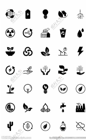 icon环保主题图标图片