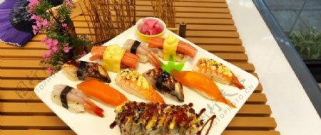 海鲜寿司图图片