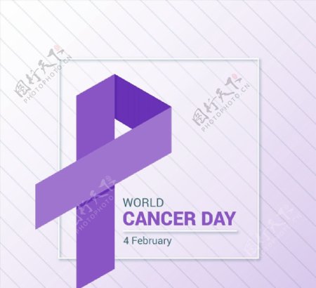 世界癌症日丝带图片