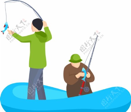 钓鱼图片