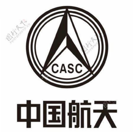 矢量中国航天logo图片