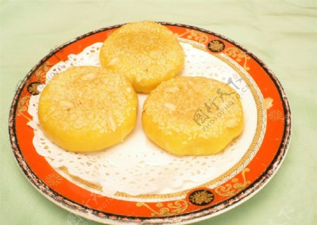 香煎南瓜饼图片