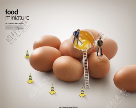 鸡蛋广告海报图片