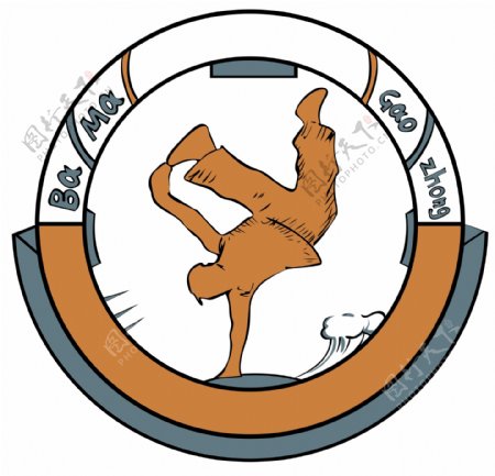 巴马高中logo高中标识标志图片