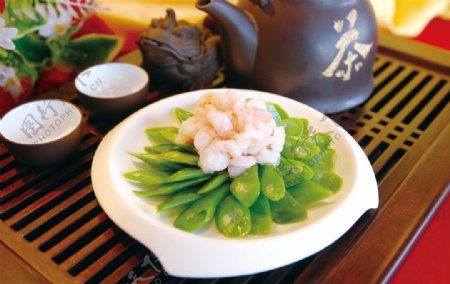 龙豆虾仁图片
