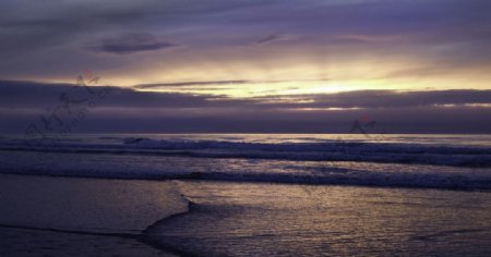 黄昏海景图片