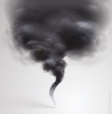 龙卷风烟雾图片