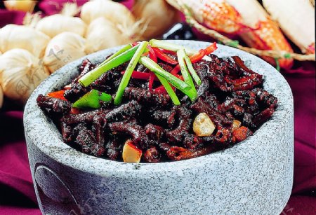 豫菜石锅鳝段图片