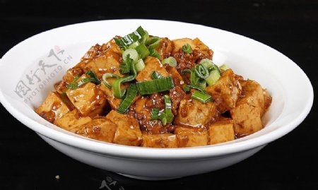 北京菜青蒜肉末烧豆腐图片