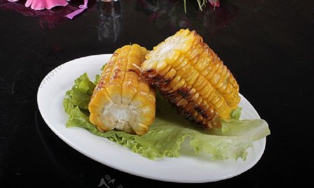 北京菜碳烤玉米图片