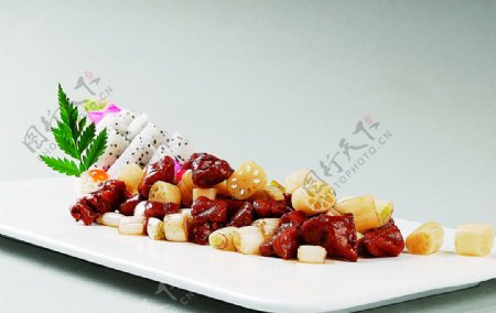 浙菜丁香鹿肉图片