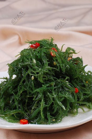 淮扬菜天然海藻图片