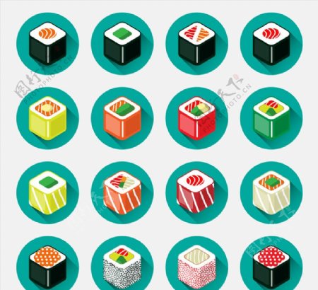 日本寿司图标图片