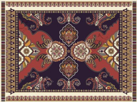 欧式地毯花纹图片