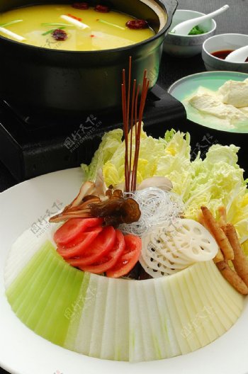 火锅配菜类土豆粉图片